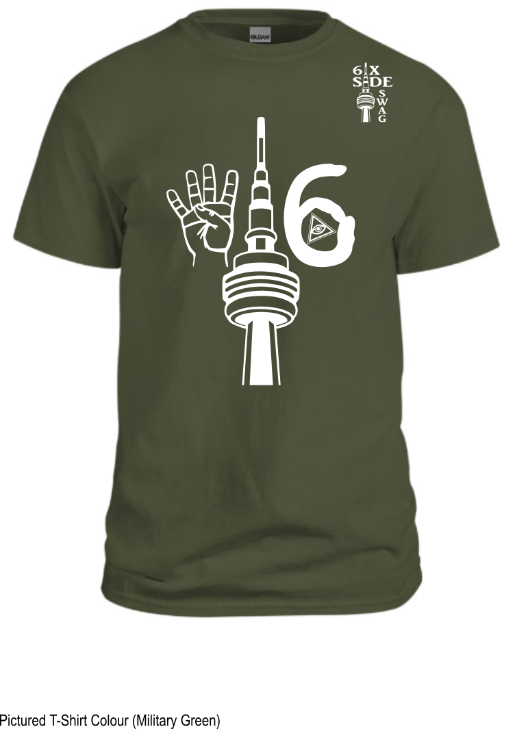 416 Hand, CN Tower, 6 All Seeing Eye (White)