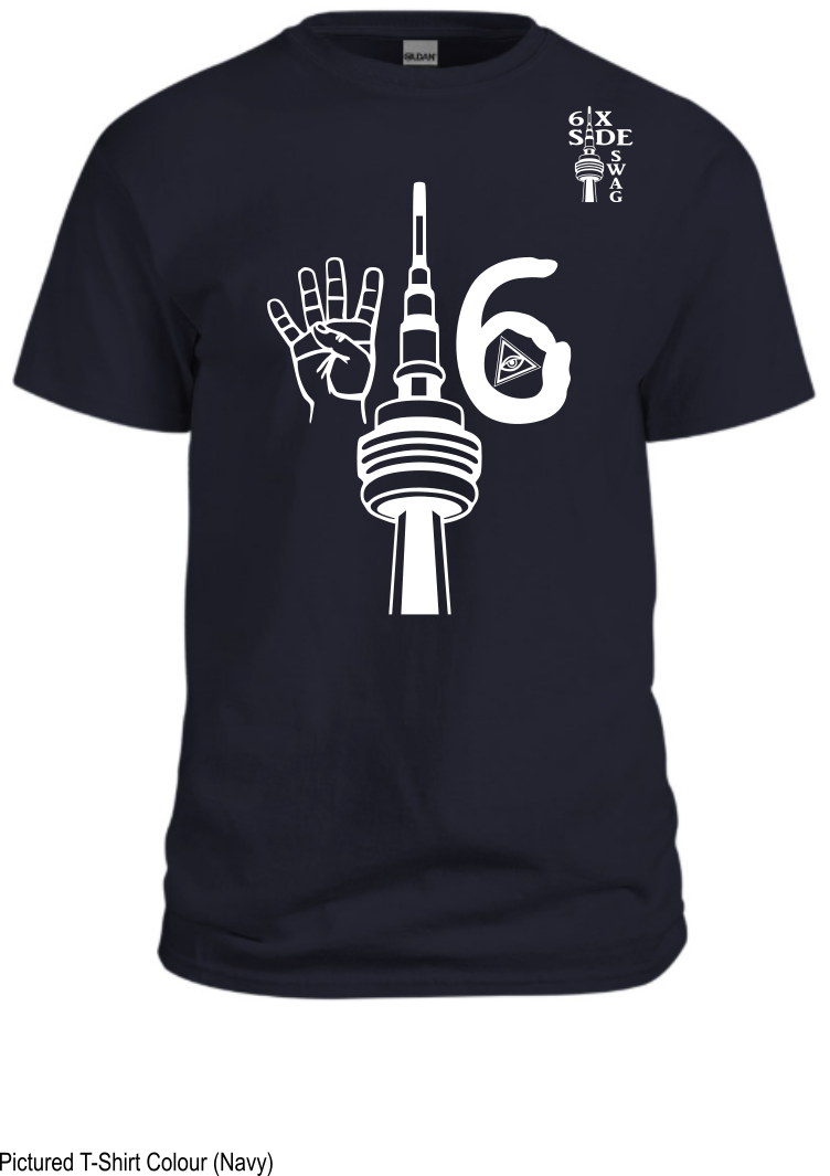 416 Hand, CN Tower, 6 All Seeing Eye (White)