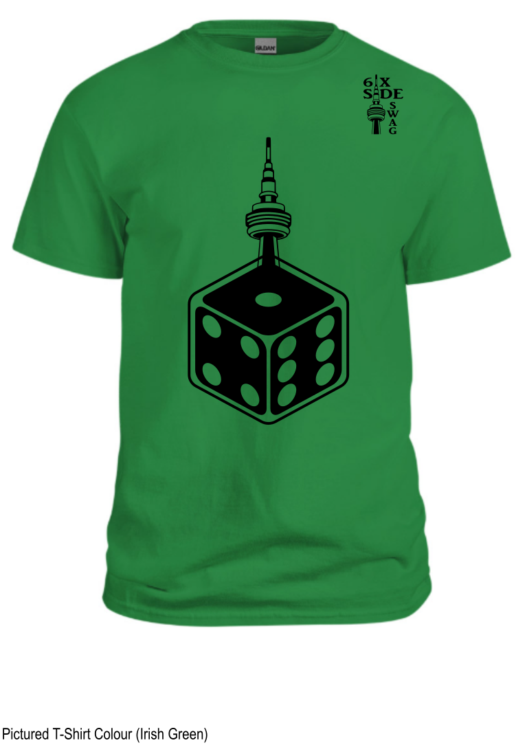 Dotted 416 Dice with CN Tower (Black)