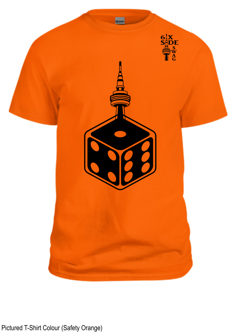 Dotted 416 Dice with CN Tower (Black)