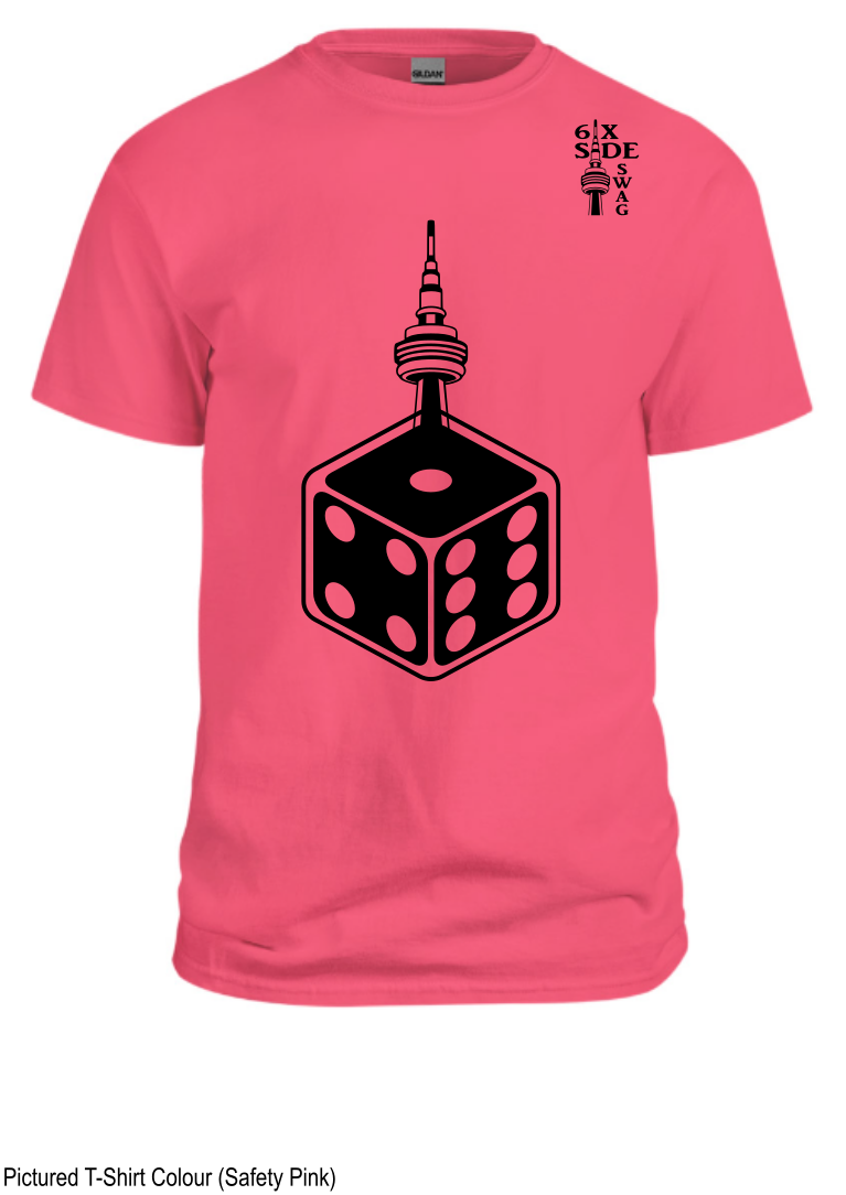 Dotted 416 Dice with CN Tower (Black)