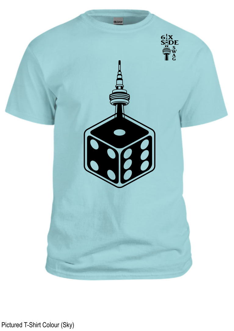 Dotted 416 Dice with CN Tower (Black)