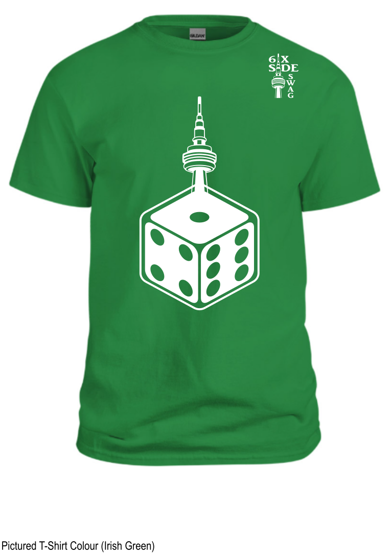 Dotted 416 Dice with CN Tower (White)
