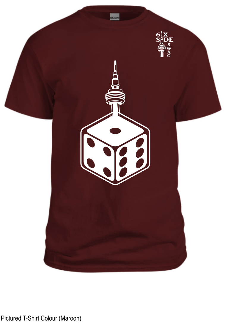 Dotted 416 Dice with CN Tower (White)