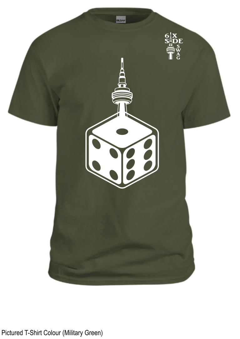 Dotted 416 Dice with CN Tower (White)