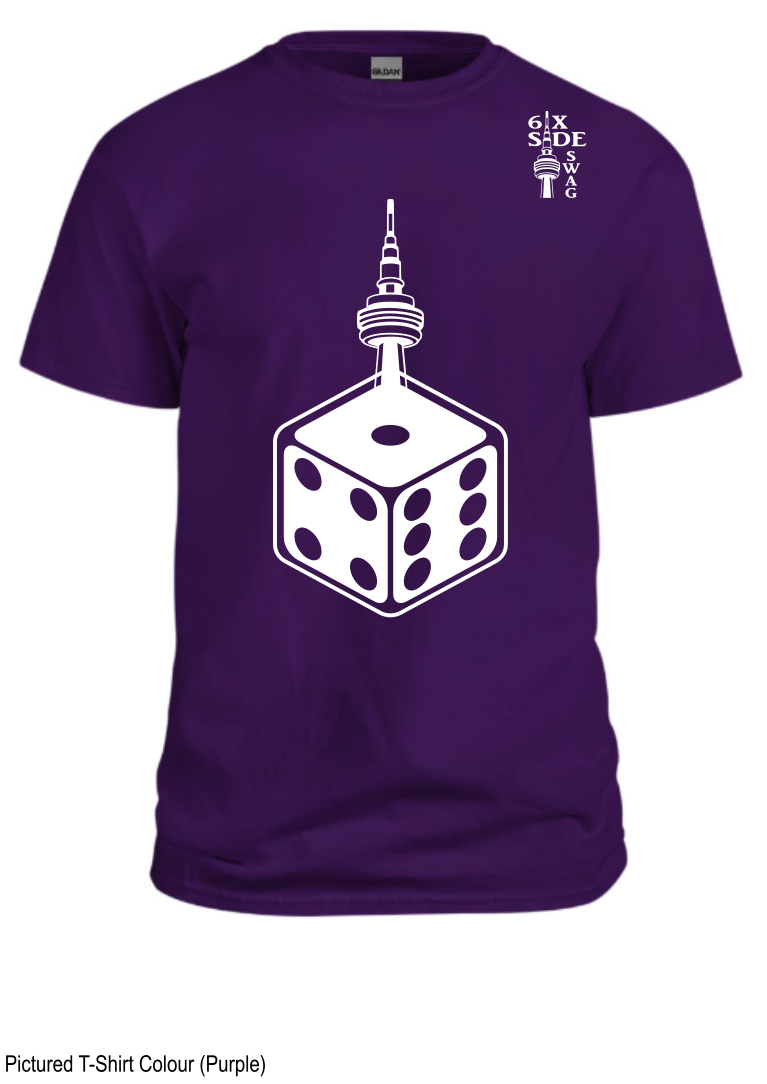 Dotted 416 Dice with CN Tower (White)