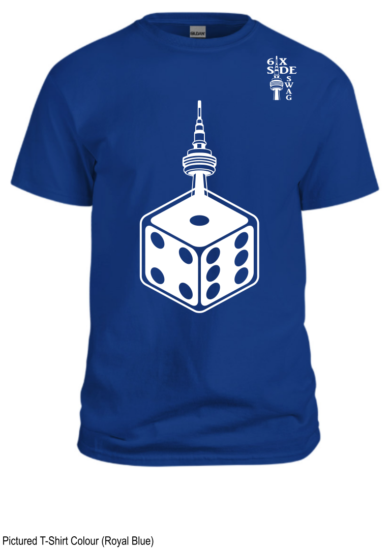 Dotted 416 Dice with CN Tower (White)