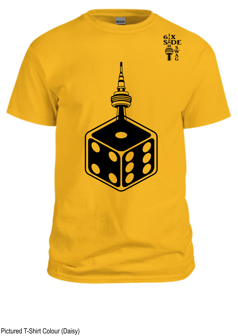 Dotted 416 Dice with CN Tower (Black)
