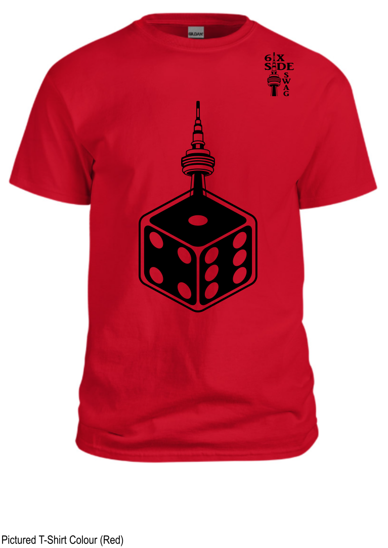 Dotted 416 Dice with CN Tower (Black)