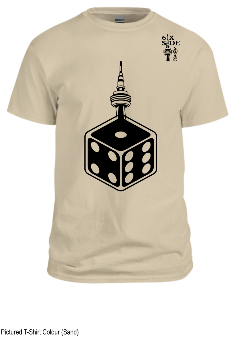 Dotted 416 Dice with CN Tower (Black)
