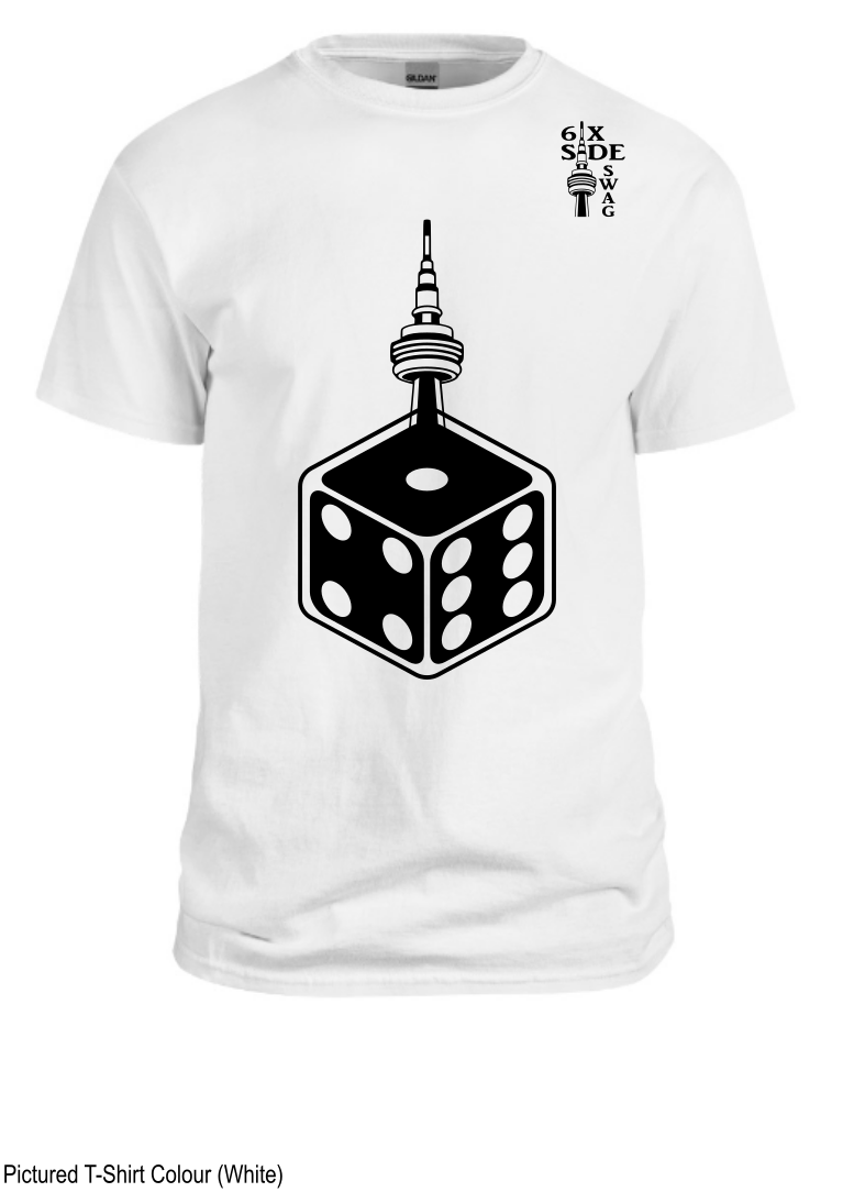 Dotted 416 Dice with CN Tower (Black)