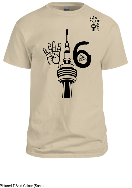 416 Hand, CN Tower, 6 All Seeing Eye (Black)