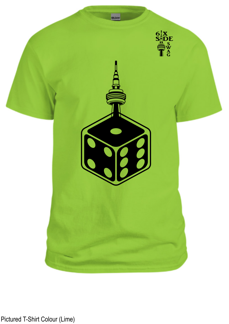 Dotted 416 Dice with CN Tower (Black)