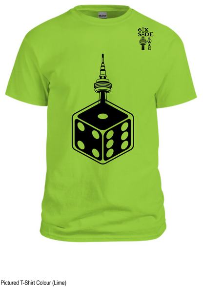 Dotted 416 Dice with CN Tower (Black)