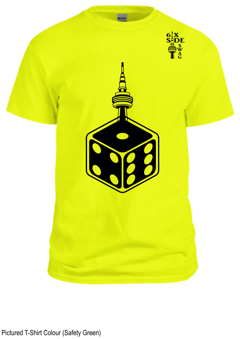 Dotted 416 Dice with CN Tower (Black)