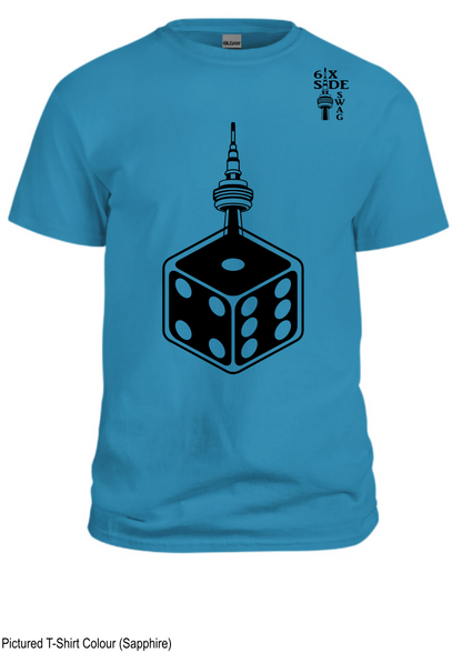 Dotted 416 Dice with CN Tower (Black)
