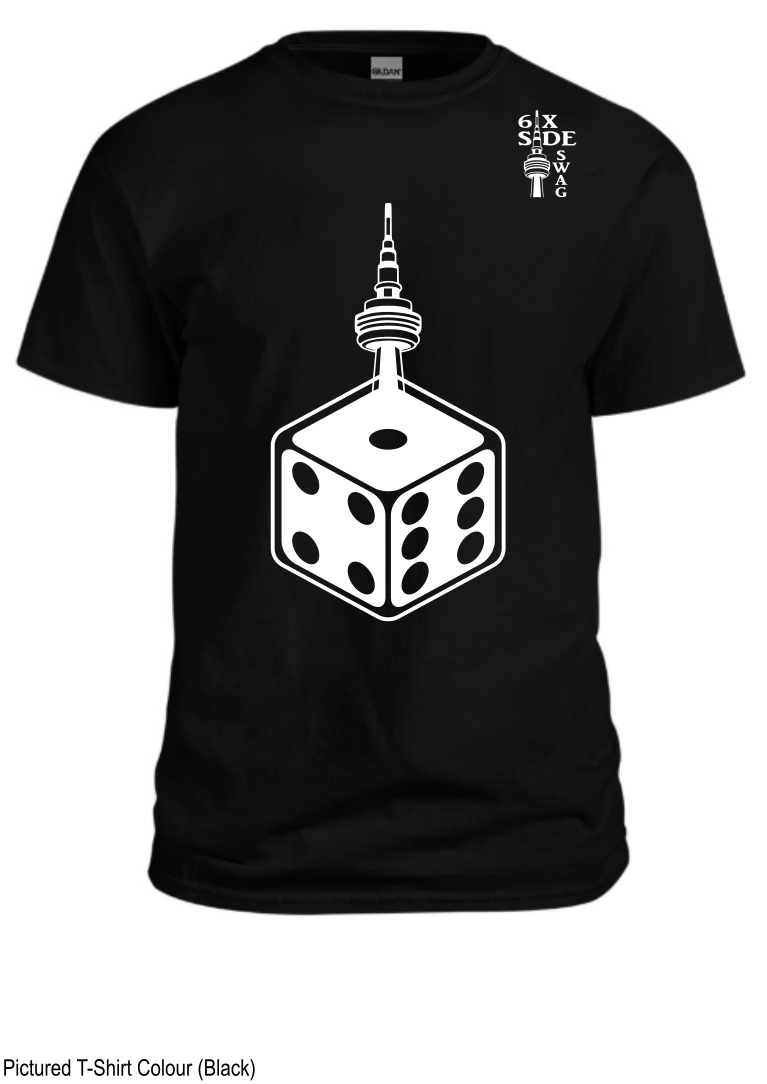 Dotted 416 Dice with CN Tower (White)