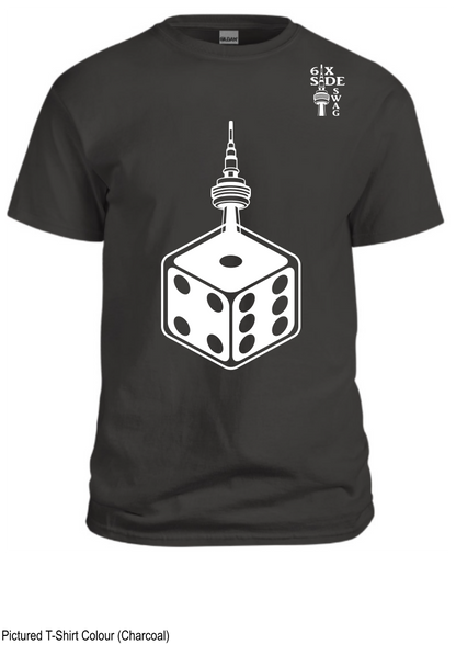 Dotted 416 Dice with CN Tower (White)
