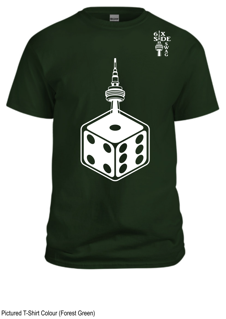 Dotted 416 Dice with CN Tower (White)