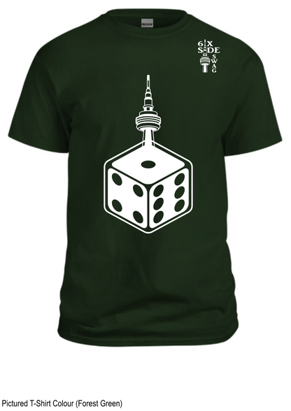 Dotted 416 Dice with CN Tower (White)