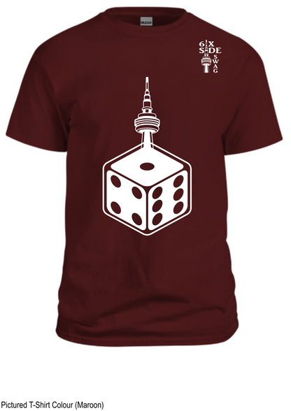 Dotted 416 Dice with CN Tower (White)