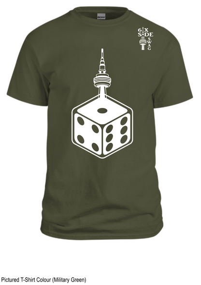 Dotted 416 Dice with CN Tower (White)