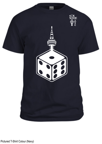 Dotted 416 Dice with CN Tower (White)