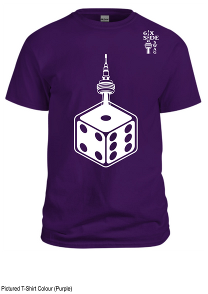 Dotted 416 Dice with CN Tower (White)