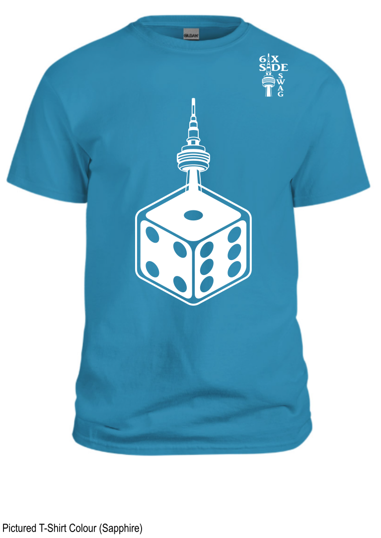 Dotted 416 Dice with CN Tower (White)