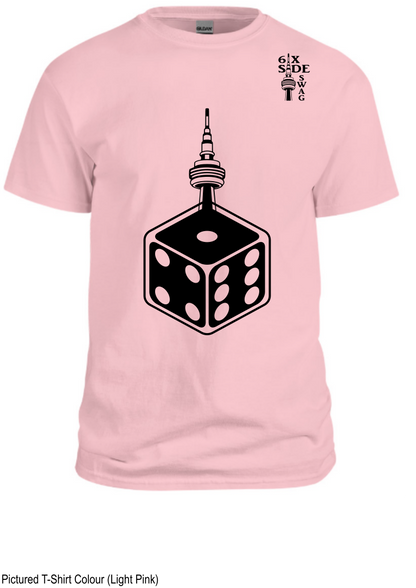 Dotted 416 Dice with CN Tower (Black)