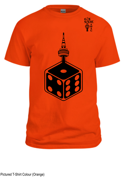 Dotted 416 Dice with CN Tower (Black)