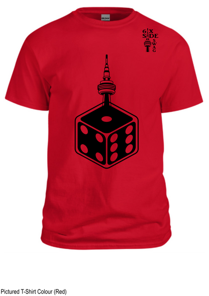Dotted 416 Dice with CN Tower (Black)