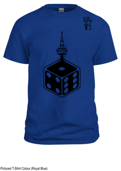 Dotted 416 Dice with CN Tower (Black)