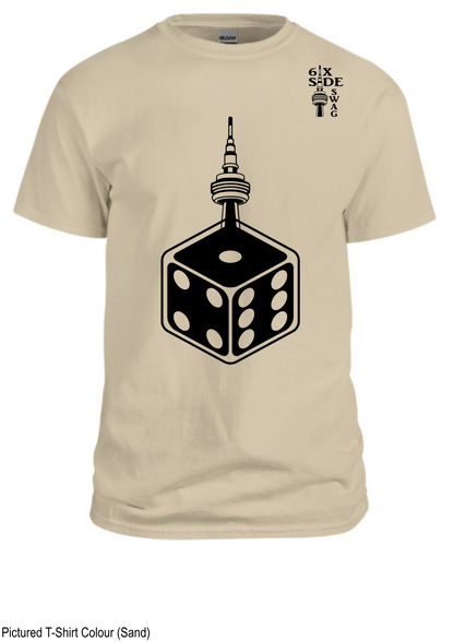 Dotted 416 Dice with CN Tower (Black)