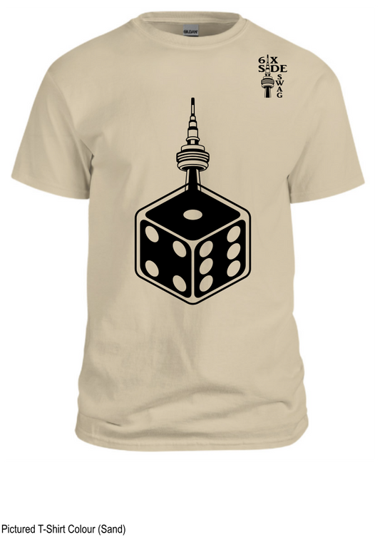 Dotted 416 Dice with CN Tower (Black)